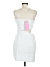 Amanda Uprichard 100% Polyester White Cocktail Dress Size M - photo 2