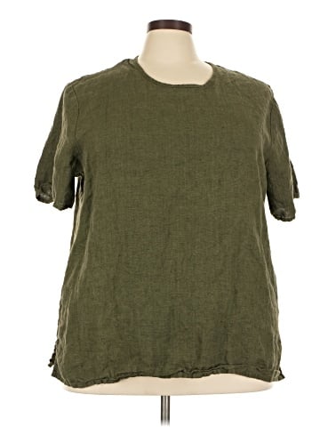 Flax Short Sleeve Top (view 1)