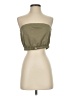 Almost Famous Green Tan Tube Top Size S - photo 1