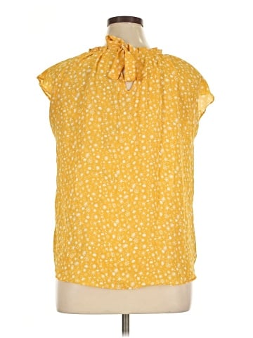 LC Lauren Conrad Short Sleeve Blouse (view 2)