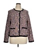 Talbots Outlet 100% Polyester Tweed Purple Cardigan Size XL - photo 1