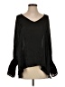 Bill Blass 100% Polyester Black Long Sleeve Blouse Size S - photo 1
