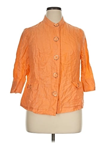 TanJay 3/4 Sleeve Button-Down Shirt (view 1)
