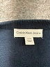 CALVIN KLEIN JEANS 100% Cotton Solid Blue Pullover Sweater Size S - photo 7