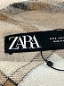 Zara Plaid Tan Coat Size S - photo 6