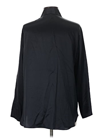 Calvin Klein 3/4 Sleeve Silk Top (view 2)