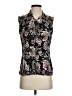 Tahari Paisley Black Sleeveless Blouse Size S - photo 1