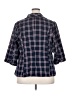 Torrid Plaid Blue Blazer Size 3X Plus (3) - photo 2