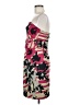 The Limited 100% Polyester Tropical Pink Cocktail Dress Size 8 - photo 5