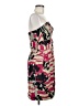 The Limited 100% Polyester Tropical Pink Cocktail Dress Size 8 - photo 4