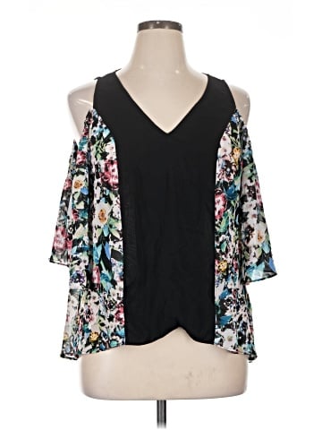 Nicole by Nicole Miller 3/4 Sleeve Blouse (view 1)