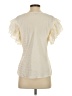 J.Crew 100% Polyester Ivory Short Sleeve Blouse Size S - photo 2