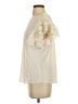 J.Crew 100% Polyester Ivory Short Sleeve Blouse Size S - photo 5