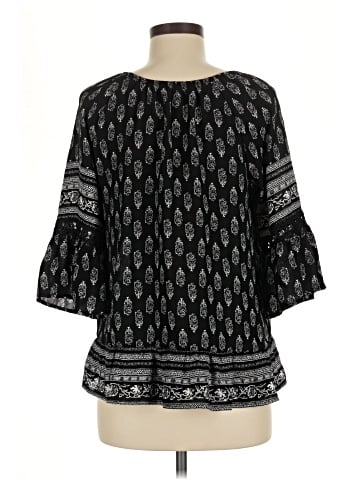 Maurices 3/4 Sleeve Blouse (view 2)