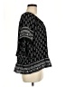 Maurices 100% Polyester Black 3/4 Sleeve Blouse Size M - photo 4