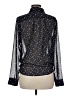 Rhyme & Echo 100% Polyester Floral Black Long Sleeve Blouse Size M - photo 2