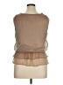 Sunny Leigh 100% Polyester Tan Sleeveless Blouse Size XL - photo 2