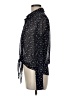 Rhyme & Echo 100% Polyester Floral Black Long Sleeve Blouse Size M - photo 5