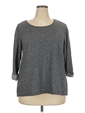 Rose + Olive 3/4 Sleeve Top (view 1)