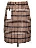Potter's Pot Plaid Brown Formal Skirt Size S - photo 2