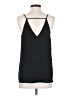 Ann Taylor LOFT 100% Polyester Black Sleeveless Top Size S - photo 2