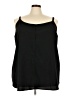Lane Bryant 100% Polyester Black Sleeveless Blouse Size 28 - photo 1