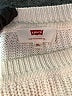 Levi's 100% Cotton Solid Ivory Pullover Sweater Size XL - photo 7