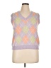 Unbranded Argyle Purple Sweater Vest Size XL (estimated) - photo 1