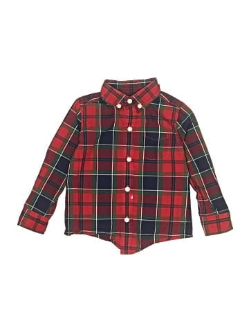 Janie and Jack Long Sleeve Button-Down Shirt (view 1)