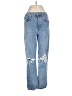 AGOLDE Hearts Blue Jeans Size 27 waist - photo 1