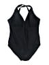 Old Navy Solid Black One Piece Swimsuit Size 1X - photo 1