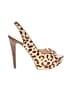Jessica Simpson Animal Print Ivory Sandals Size 8 1/2 - photo 1