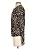 J.Crew 100% Cotton Animal Print Brown Turtleneck Sweater Size S - photo 5