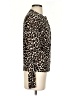 J.Crew 100% Cotton Animal Print Brown Turtleneck Sweater Size S - photo 4