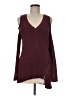 Rock & Republic 100% Cotton Burgundy Pullover Sweater Size M - photo 1