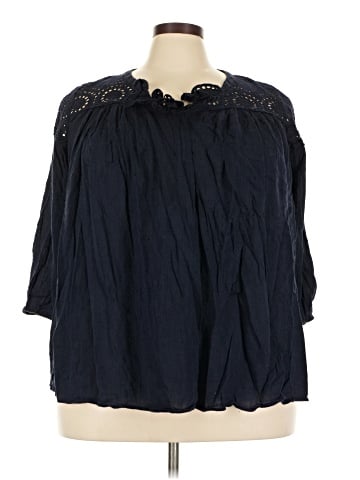 Crown & Ivy 3/4 Sleeve Blouse (view 1)