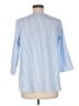 Unbranded Blue 3/4 Sleeve Blouse Size M - photo 2
