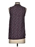 Ann Taylor LOFT 100% Polyester Blue Sleeveless T-Shirt Size XS - photo 2