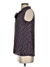Ann Taylor LOFT 100% Polyester Blue Sleeveless T-Shirt Size XS - photo 5