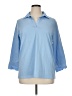 Lands' End Blue Long Sleeve Polo Size 1X - photo 1