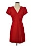 Milly Solid Red Casual Dress Size 4 - photo 1