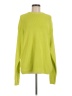 Zara 100% Cotton Solid Green Pullover Sweater Size M - photo 1