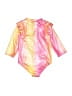 Pink Platinum Metallic Pink Long Sleeve Onesie Size 6X - photo 2