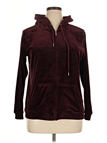 Gloria Vanderbilt Zip Up Hoodie (view 1)