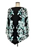Alfani Teal Long Sleeve Blouse Size 2X - photo 2