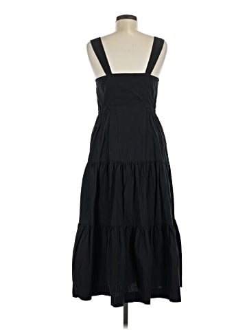 Madewell Button-Front Tiered Midi Dress (view 2)