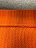 Unbranded 100% Acrylic Color Block Orange Cardigan Size S - photo 7