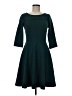 ModCloth Chevron-herringbone Teal Casual Dress Size M - photo 1
