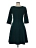 ModCloth Chevron-herringbone Teal Casual Dress Size M - photo 2