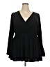 Torrid Black Long Sleeve Blouse Size 3X Plus (3) - photo 1